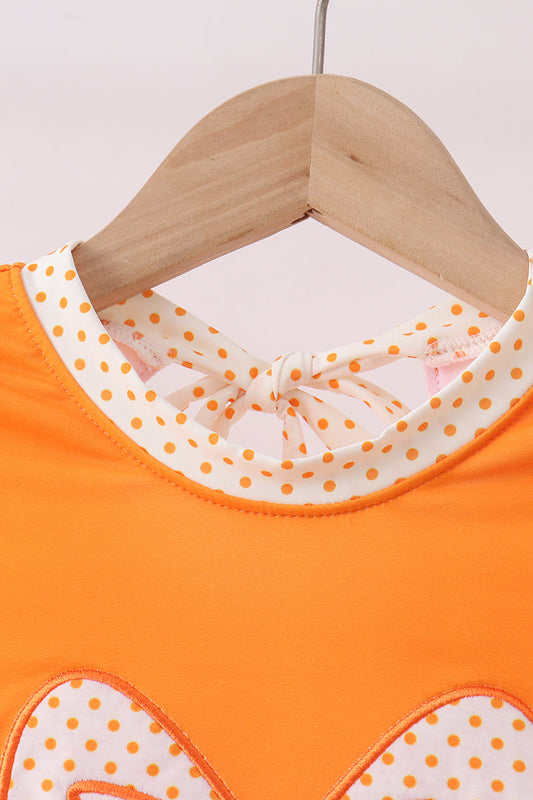 Orange Bow Rashguard