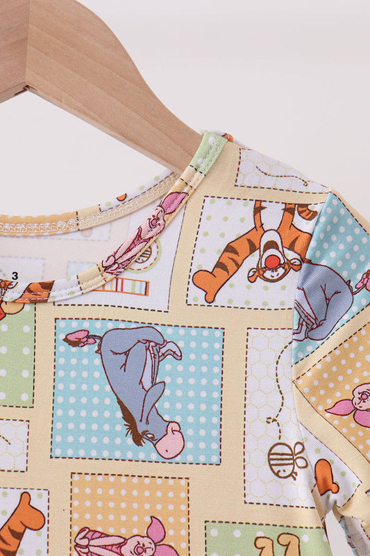 Yellow winnie the pooh bamboo dress