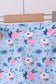 Blue floral active skorts set