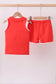 Coral active shorts set