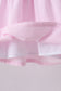 Pink stripe bunny bow embroidery bloomer set