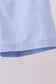 Blue plaid peter pan collar shorts set