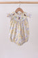 Floral bunny bow embroidery ruffle bubble
