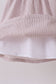 Latte stripe shell applique dress