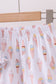 Pink ice cream print bamboo ruffle pajama set