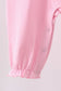 Pink bow applique romper