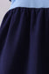 Navy sailboat embroidery ruffle dress