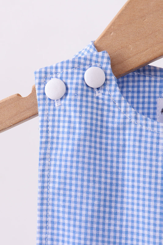 Blue gingham jonjon