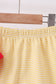 Red School bus Applique Set