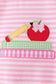 Pink Apple Pencil Embroidery Bubble