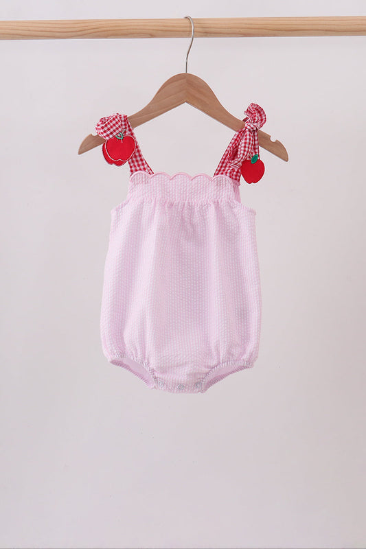 Pink Apple Gingham Bubble