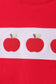 Red Apple Applique Top