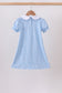 Blue Apple Smocked Dress