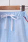 Blue Apple Applique Skorts Set