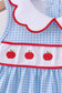 Blue Apple Smocked Dress