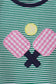 Green Ball Applique Dress