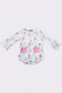 Pink ballet print girl bubble