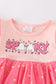 Pink "soopky" ruffle girl set