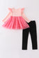 Pink "soopky" ruffle girl set