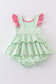 Platinum star print ruffle girl bubble