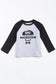 Grey "little monster" boy top