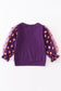 Purple witch party girl top