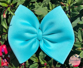 Aqua Puff Bow