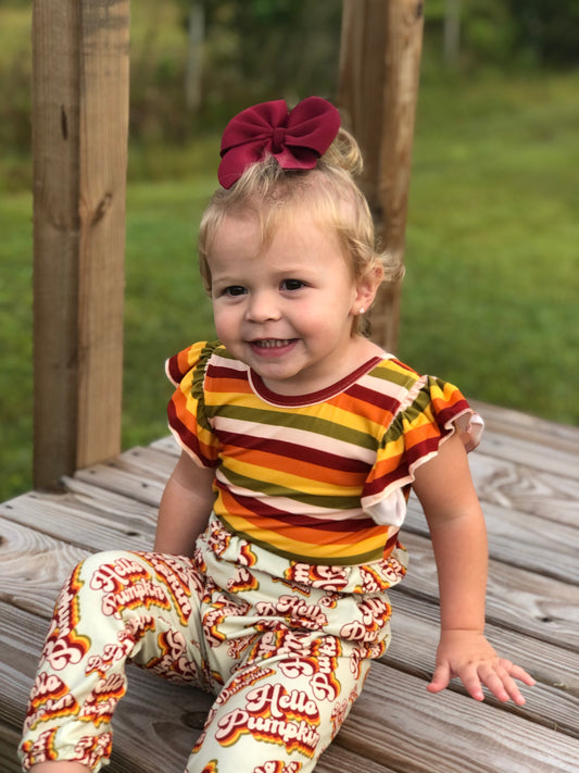 Burgundy Puff Bows