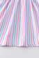 Easter stripe rabbit girl dress