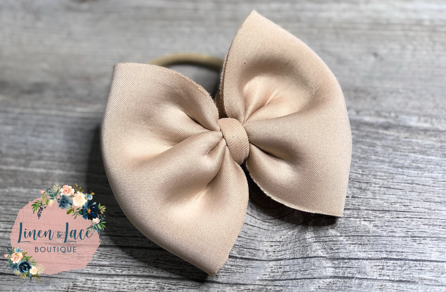 Champagne Puff Bow