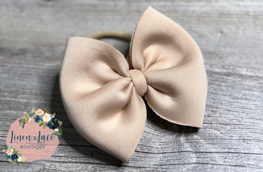 Champagne Puff Bow